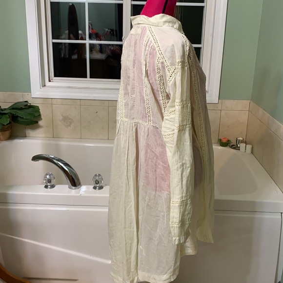 NWT Free People Victorian Buttondown shirt dress size small - Picture 6 of 9